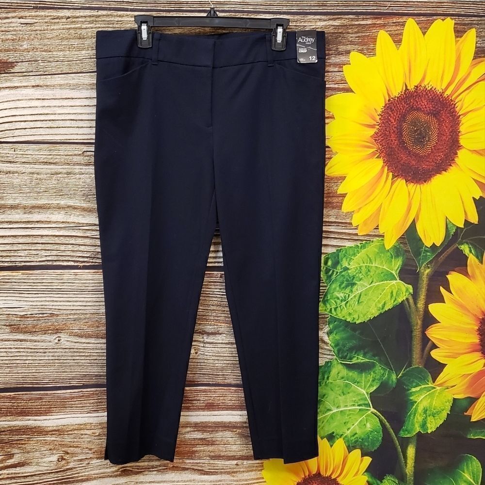 "7th Avenue Design Studio" Woman's slin leg pants Size: 12 black NWT